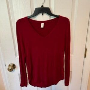 Old Navy Maroon Lux long sleeve T-Shirt